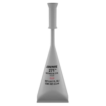 Loctite Thread Sealant, Type: No 271 thread locker, Style: High strength, Size: 0.5ml capsule/.017oz LOC232532